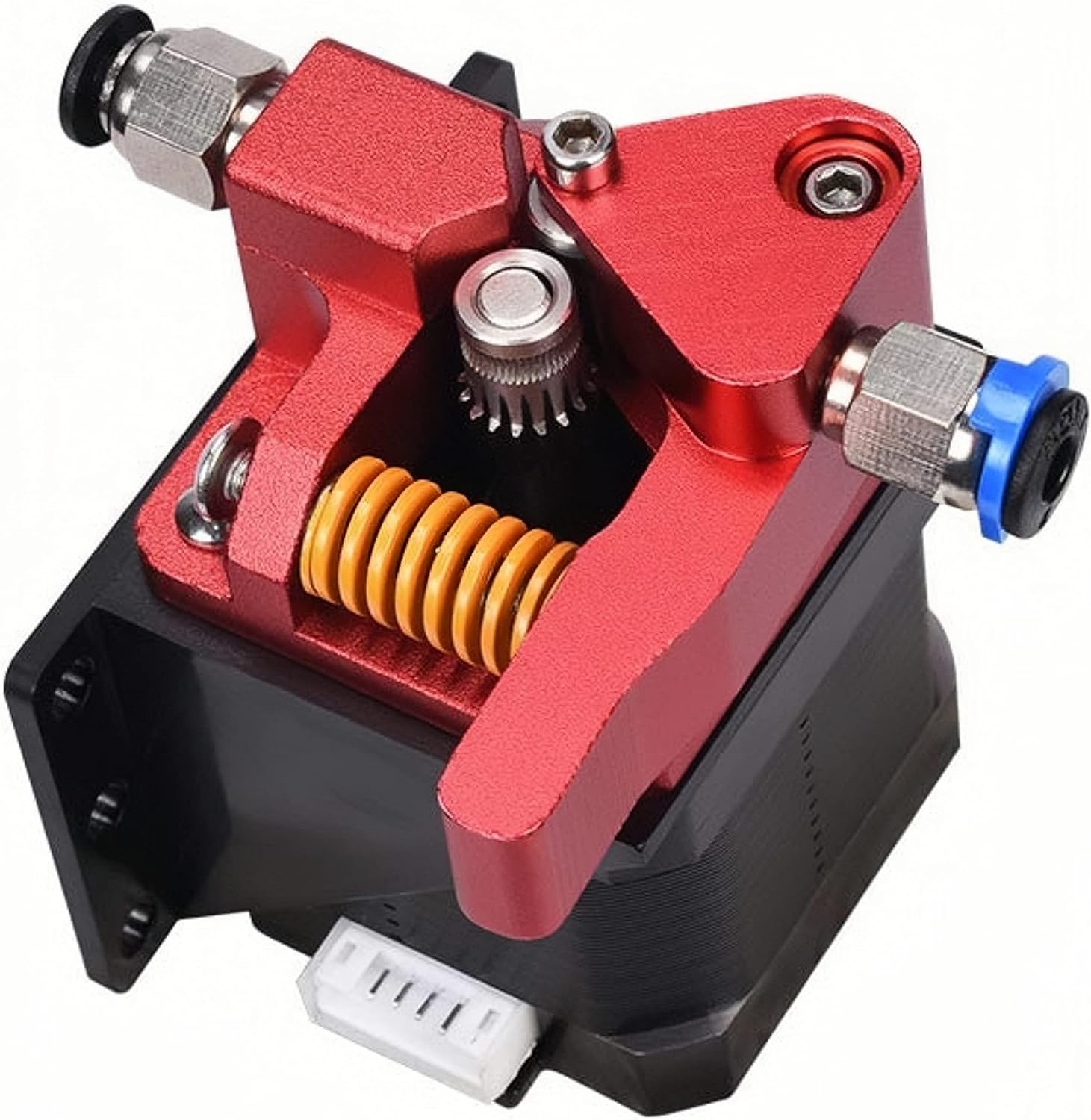 Dual Gear Extruder Kit for CR - 10S Pro/CR - 10/Ender 3 V2/Ender 3/Ender 3 Pro (1.75mm Filament) - 3docity