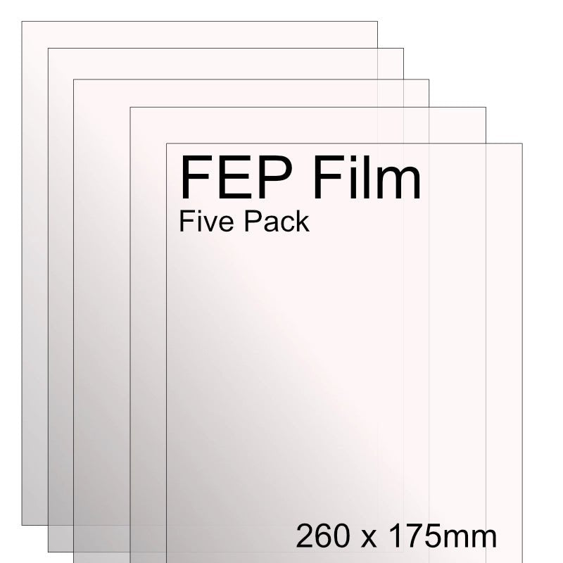 FEP Film for Anycubic Photon Mono X/ Mono X 6K/ M3 Plus/ Mono X2/ Mono X 6Ks (5 Pcs) - 3docity