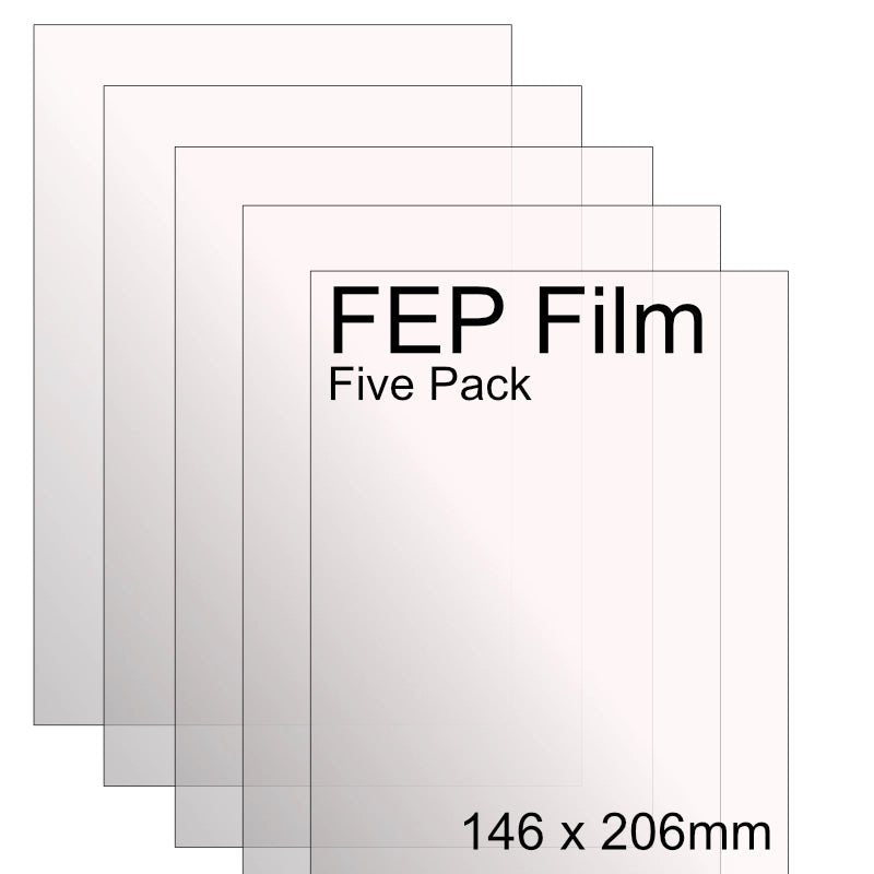 FEP Film for Elegoo Mars 4/ 5/ 5 Ultra (5 Pcs) - 3docity