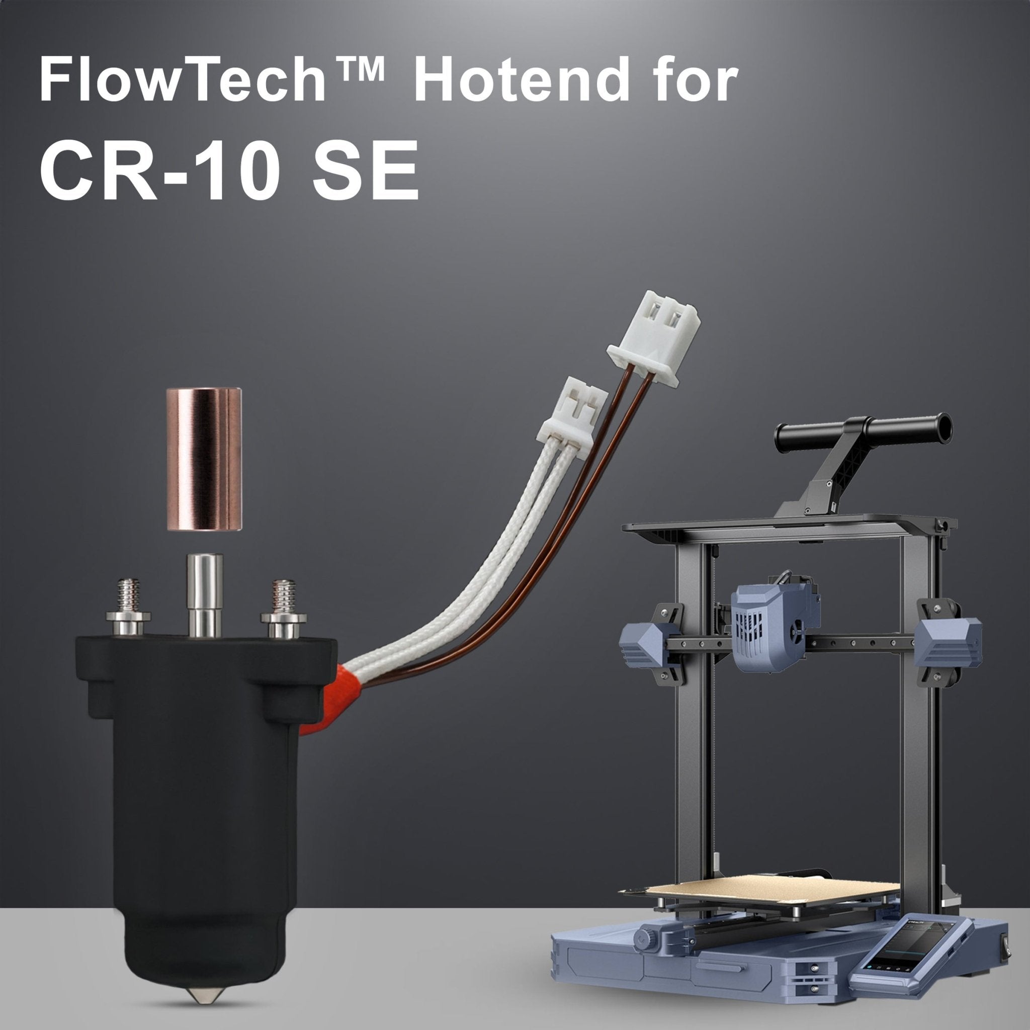 Micro Swiss FlowTech Hotend for Creality CR - 10 SE - 3docity