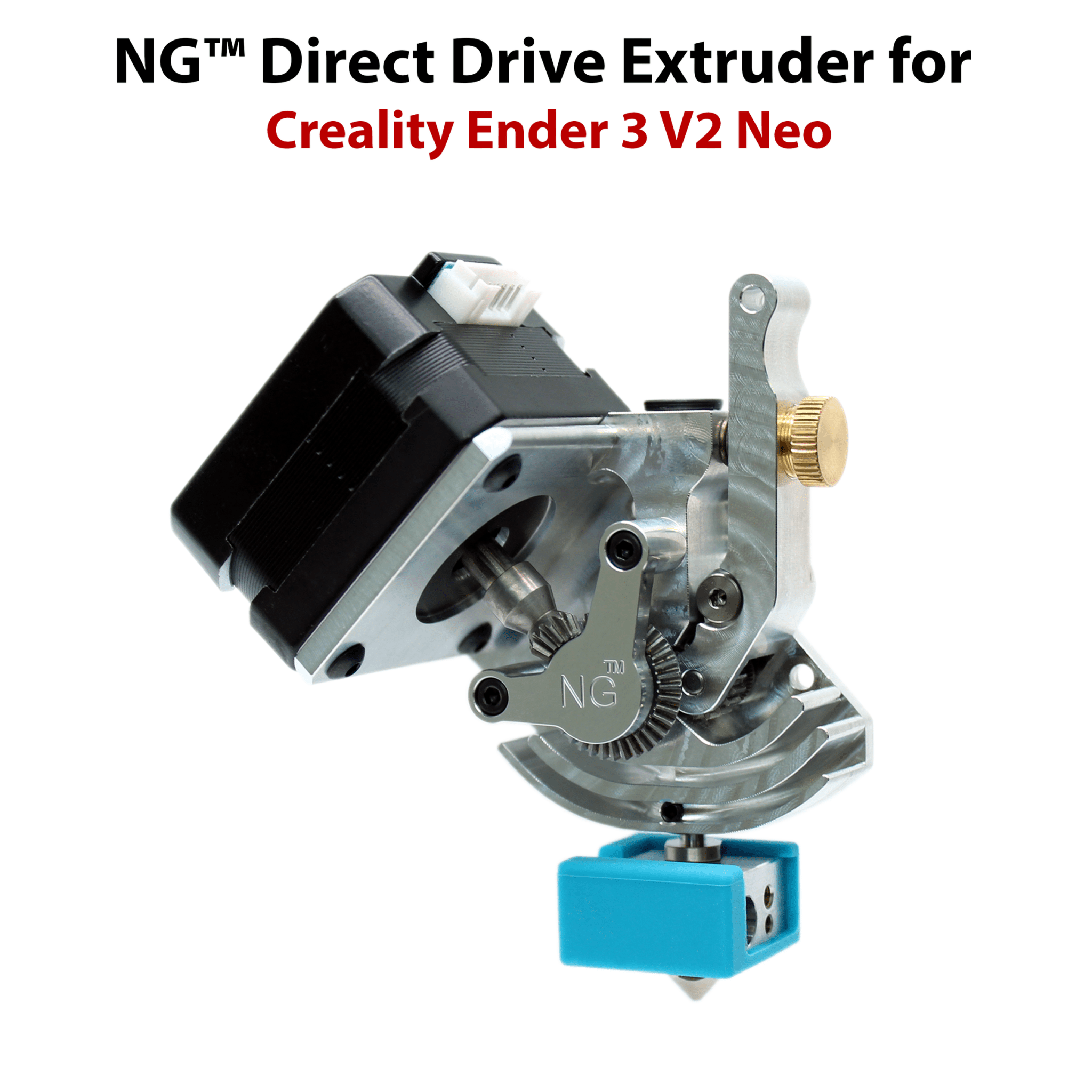 Micro Swiss NG Direct Drive Extruder for Creality Ender 3 V2 Neo - 3docity