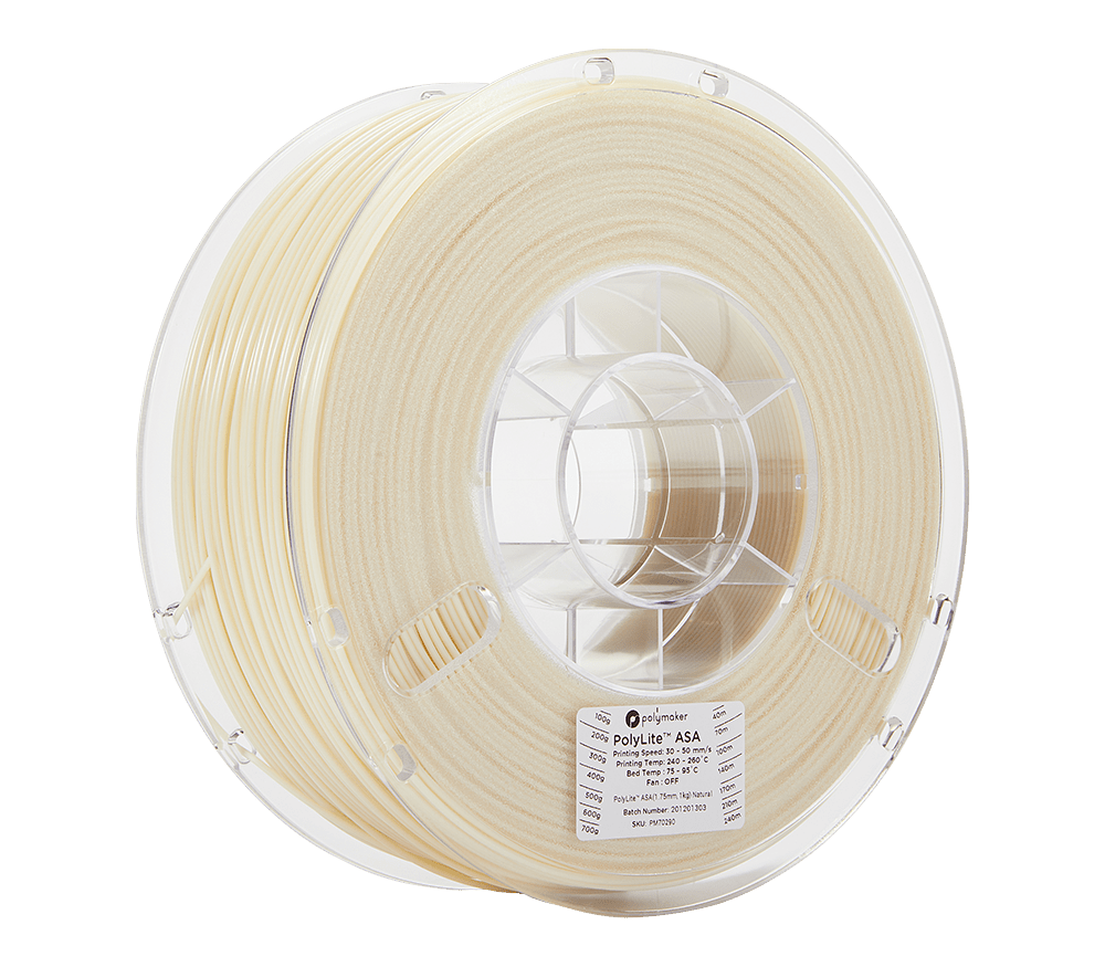 PolyMaker PolyLite™ ASA 1.75mm Filament 1kg Spool - 3docity