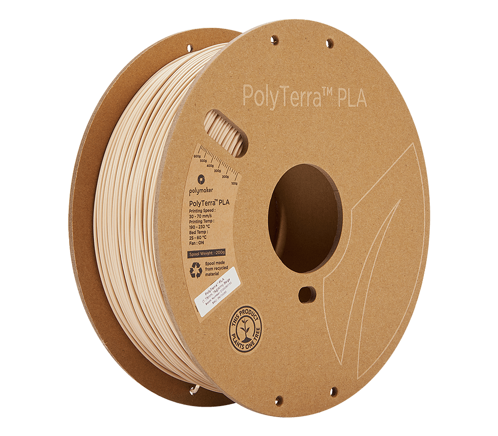 PolyMaker PolyTerra™ PLA 1.75mm Filament - 3docity