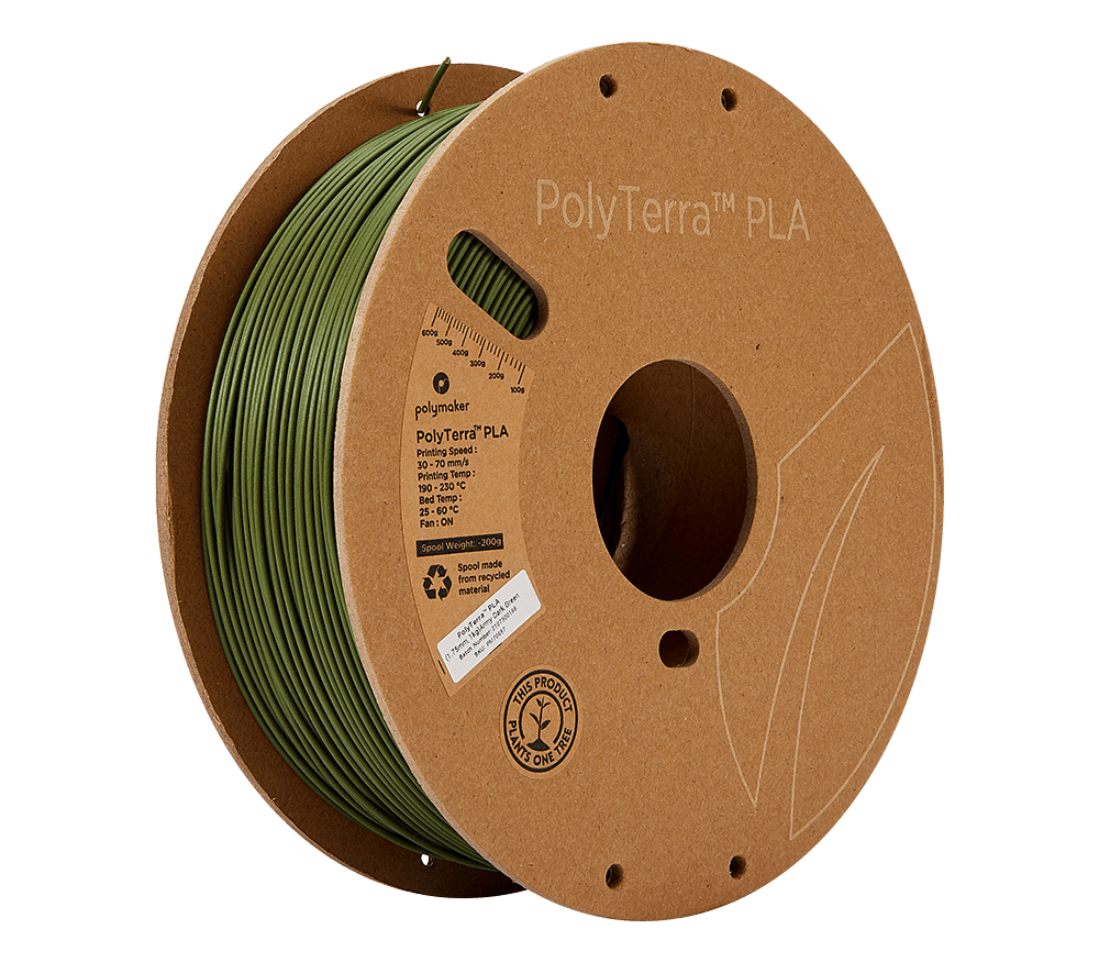 PolyMaker PolyTerra™ PLA 1.75mm Filament - 3docity