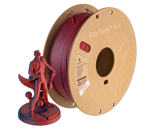 PolyTerra Dual Matte PLA 1.75mm 1kg Filament - 3docity