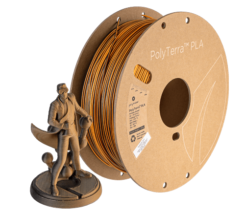 PolyTerra Dual Matte PLA 1.75mm 1kg Filament - 3docity