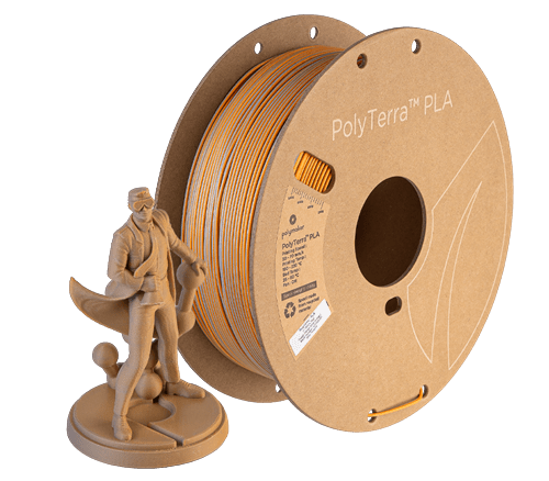 PolyTerra Dual Matte PLA 1.75mm 1kg Filament - 3docity