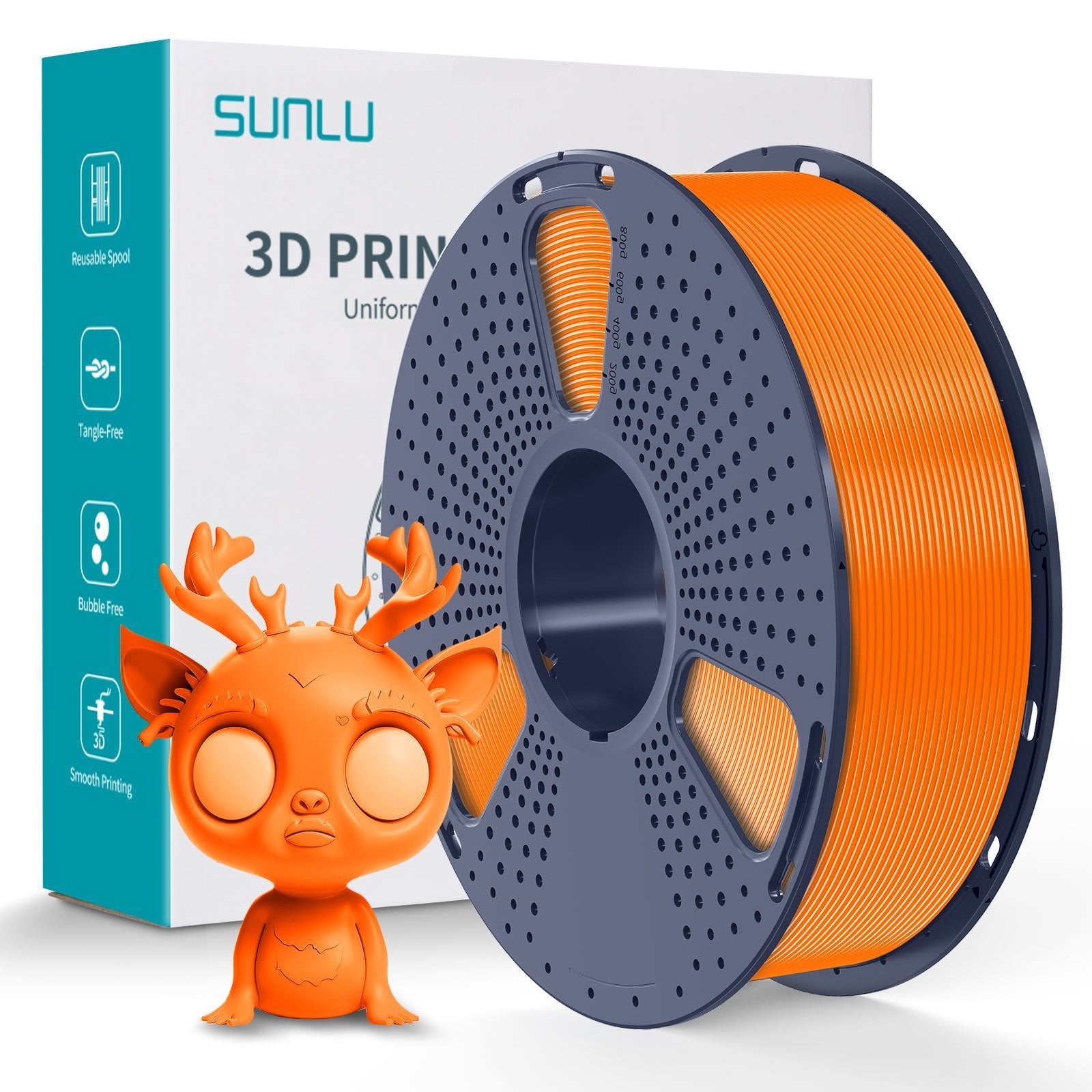 SUNLU ABS 1.75mm Filament 1kg Spool - 3docity