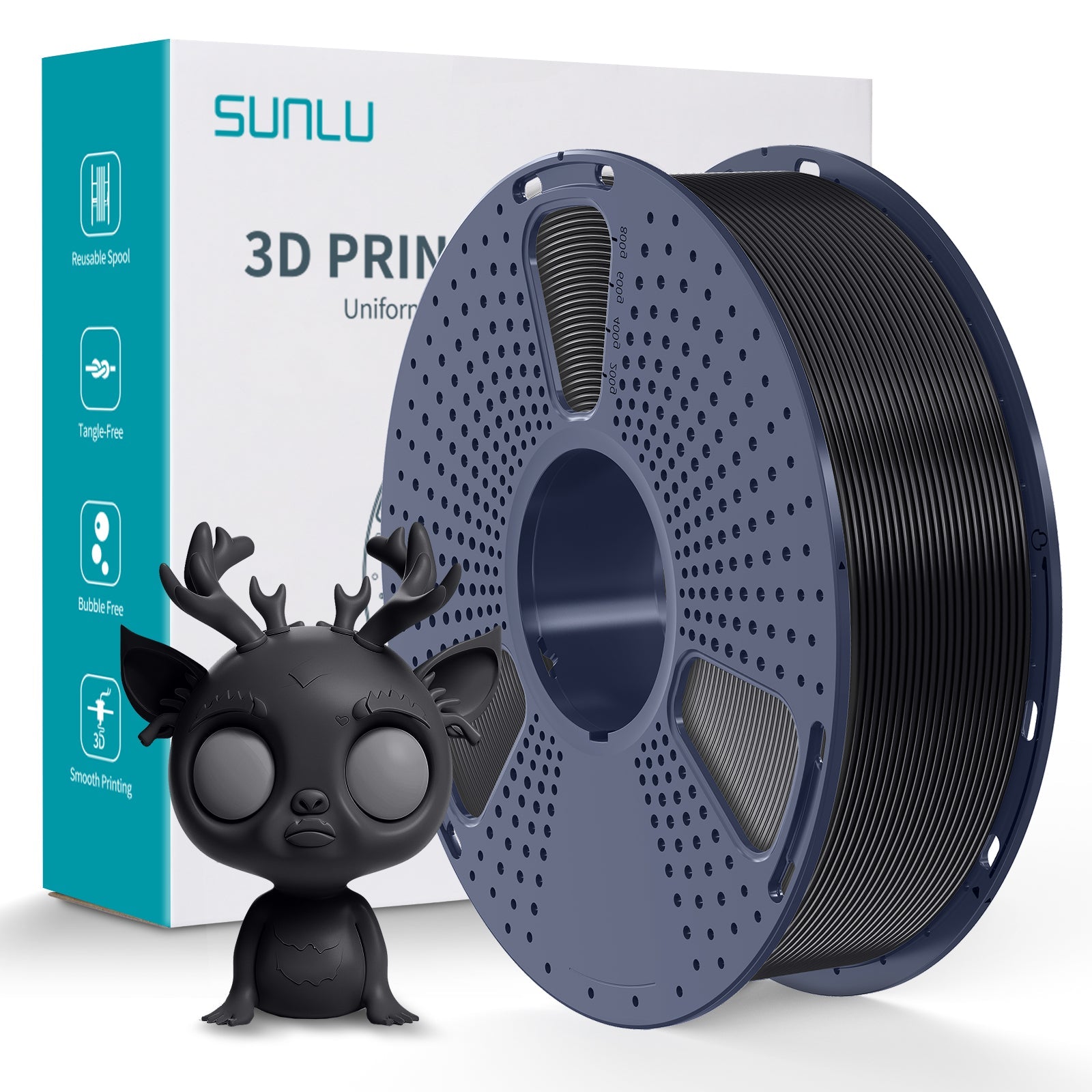 SUNLU ABS 1.75mm Filament 1kg Spool - 3docity