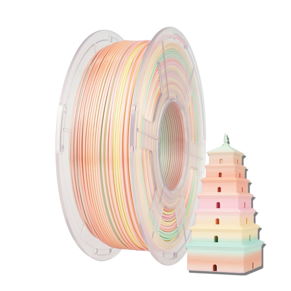 Sunlu PLA+ Rainbow 1.75mm Filament 1kg Spool - 3docity